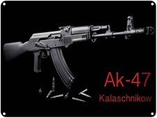 Blechschild 30x40 cm Gewehr