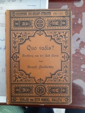 Quo Vadis Henryk Sienkiewicz deutsche Fassung um 1903