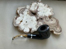 Pfeife Venini  beraucht, 9mm, 145 mm, Acryl-Mundstück