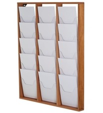 15 Taschen A4 Wandmontage