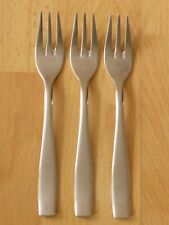 3x alte Kuchengabel rostfrei 15,0 cm lang geschwungen schlicht