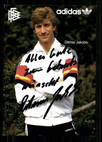 Ditmar jakobs autogrammkarte - ditmar,