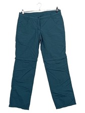 Jack Wolfskin Damen Outdoorhose Wanderhose Zipp-Off Petrol Gr. 40 L31