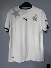 VINTAGE Original Puma GHANA Trikot WM 2010 weiß Größe M