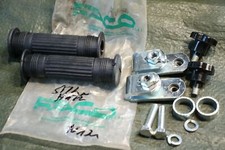 FACO Sturzbügel Zubehör Fußrasten + Halter Vespa Modell unklar PK PX ?