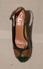 Gadea offene, grüne Slingback Schuhe (ein einziges Mal getragen, Größe 38)