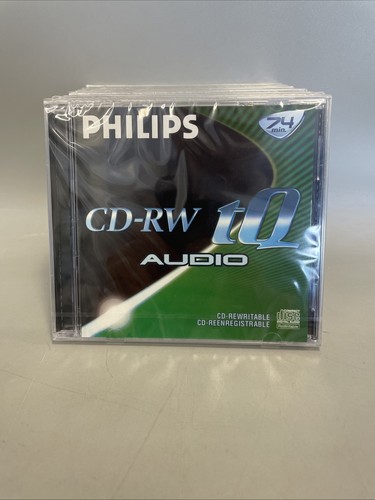 10x philips audio 74 - cd-rw,