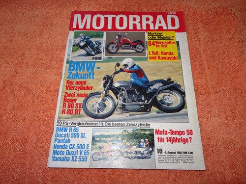 Motorrad zeitschrift 1982 - zeitschrift, 16/1982