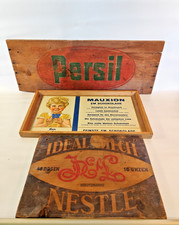 Reklame Holz Schild Nestle