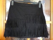 Zara fransen rock m - fransen, rock,