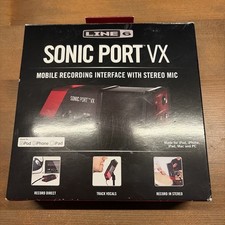 Line 6 Sonic Port VX Audio Interface mit Mikrofon USB Gitarre Gesang iOS Mac PC