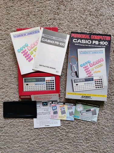 Casio 100 personal computer - pb-100,