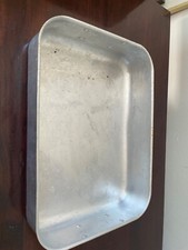 Auflaufform 36 x 26  cm rechteckig Aluguss Ofenform Bratreine & 2 Seitengriffe