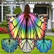Damen Schmetterlingsflügel Schal Halloween Cosplay Weihnachten Kostüm Zusatz NEW