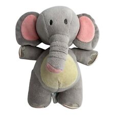 Elefant Spieluhr Schlaf Kindlein Schlaf Babylove grau rosa gestreift