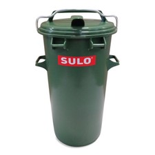 SULO Mülltonne Abfalltonne Müllbox Mülltrennung Restmüll 50 L grün + Alubügel 