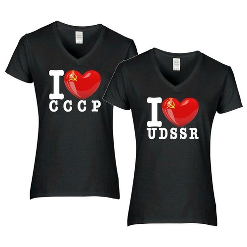 Shirt love udssr damen trikot - shirt,