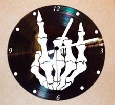 Wanduhr Schallplattenuhr