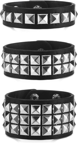 Punk besetztes armband - punk, armband,3