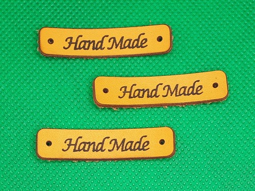 Label handmade hand made - hand,