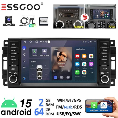 Dab 64g carplay autoradio - dab+,
