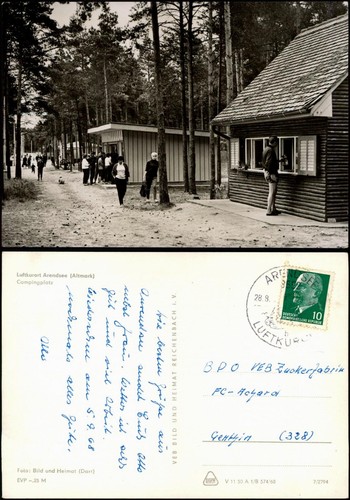 Ansichtskarte arendsee - ansichtskarte,