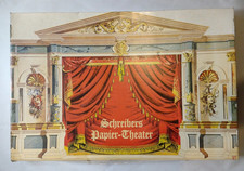 Schreiber Papiertheater / Figuren / Bühnenbilder / Dias / Holzständer OVP etc