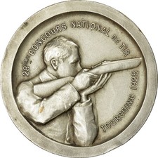 Frankreich, Medaille, 28ème Concours National de Tir, Tourcoing, 1925, VZ