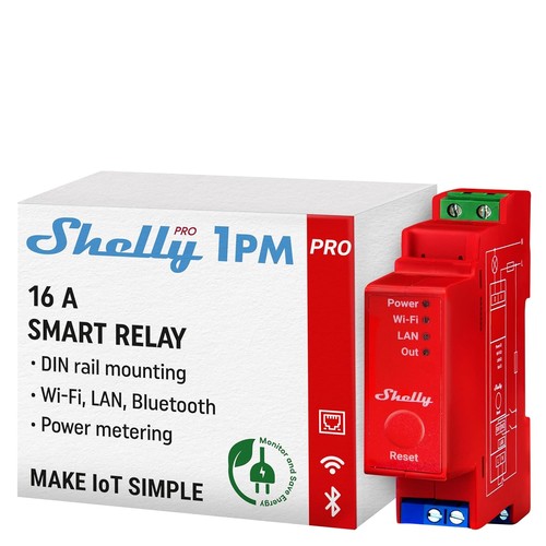 Shelly pro 1pm wlan relais - relais, mit