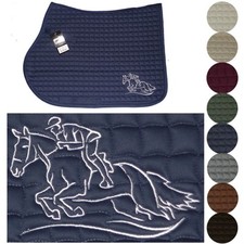 ESKADRON Cotton VS Schabracke mit Springpferd bestickt 