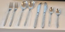 Besteckset Edelstahl silber