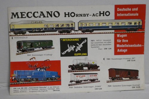Rarität werbeblatt meccano - werbeblatt,
