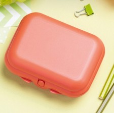 Tupperware Großes Twin Oyster orange Gr. 2 - Brotbox Brotdose - NEU OVP