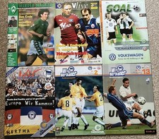 Große Fußball Programm Heft