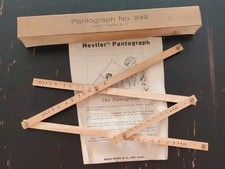 Pantografh Albert Nestler A G No 249 Vorlagen verkleinern oder vergrößern