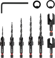 Senkbohrer Set für Holz, 10