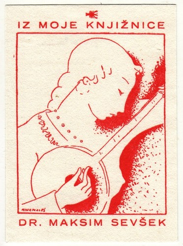 Miha males exlibris für dr - exlibris,