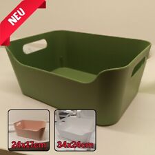 🔵🟡 IKEA Uppdatera Aufbewahrungsbox klein 24x17cm und groß 34x24cm Variera