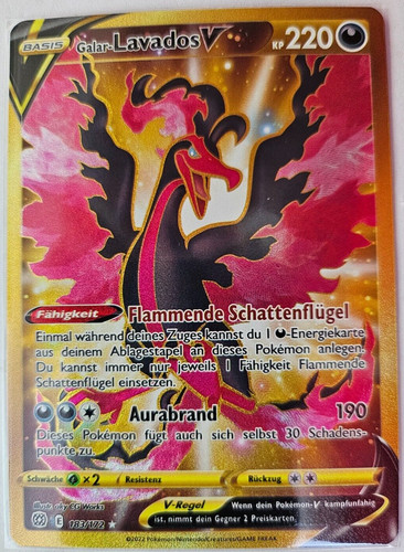 Pokemon karte galar - galar-lavados, v