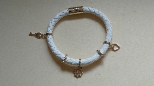 Bettelarmband aus kunstleder - aus,