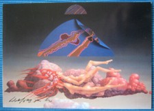 Wolfgang Hutter signiert +2014 Kunst Karte Unterschrift Signatur Autogramm 