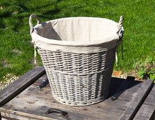 Echt rattan weidenkorb mit - rattan,