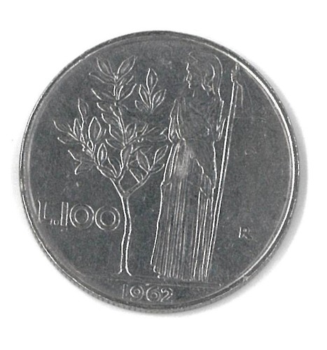 100 lire münze italien - münze,