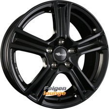 4 Alufelgen BROCK / RC RC19 Schwarz Glanz (SG) 5,5x15 ET40 5x100 15 Zoll