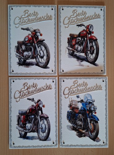 Grusskarte motorrad - 3d-grusskarte, °motorrad