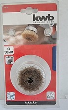 KWB Topfbürste Messingdraht gewellt 609110 Ø 50mm grob Bohrmaschine