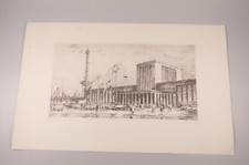 Radierung horst miesler messe - radierung,