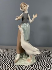 Lladro Figur Mädchen mit Gans