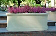 🔶Pflanzschale Pflanztrog Milano 2er SET Sandstein Steinkunst BLACKFORM