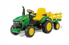 John Deere Traktor mit Anhänger